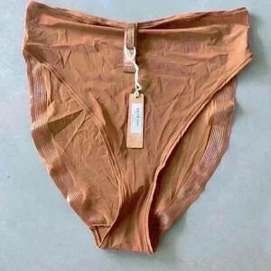 Skims NWT Women's Copper Stretchy Fits Everybody Cheeky Brief Size L